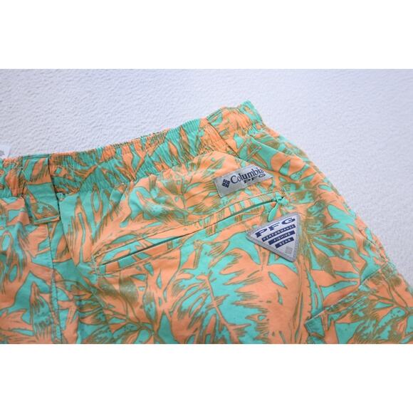 Columbia PFG Swim Trunks Floral Omni-Shade Fishing Shorts Mens Size Small - Picture 1 of 7